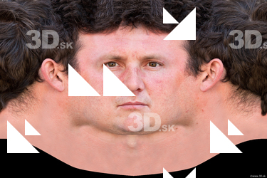 Male head texture
