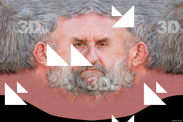 Male head texture