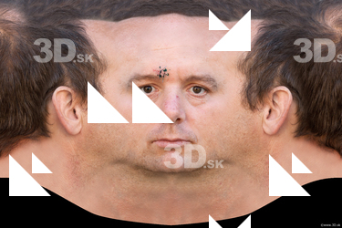 Male head texture