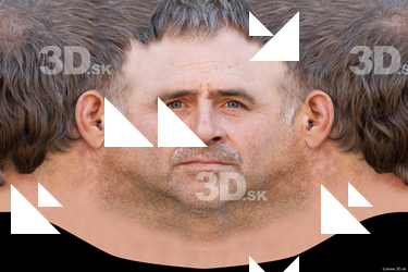 Male head texture
