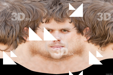 Male head texture