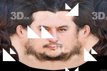 Male head texture