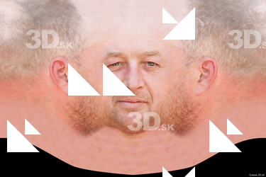 Male head texture