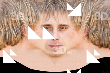 Male head texture