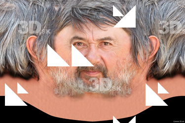 Male head texture