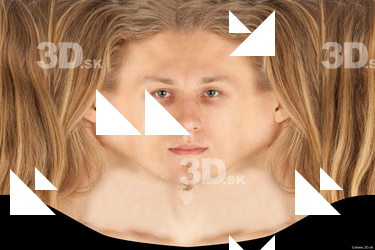 Male head texture