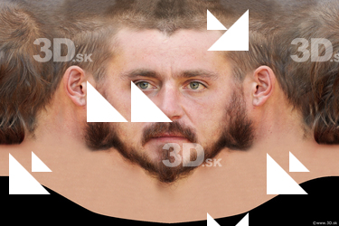 Male head texture