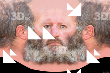Male head texture