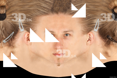 Male head texture