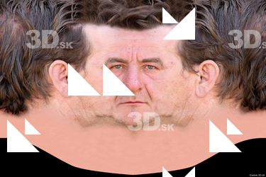 Male head texture