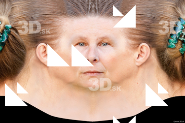 Female head texture