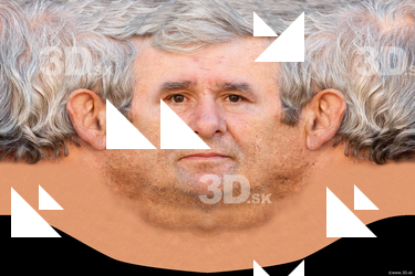 Male head texture