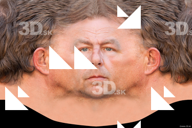 Male head texture