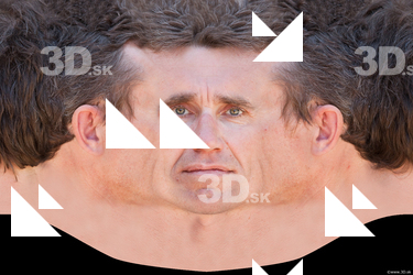 Male head texture