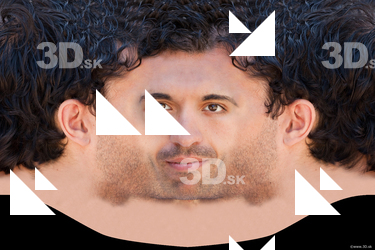 Male head texture