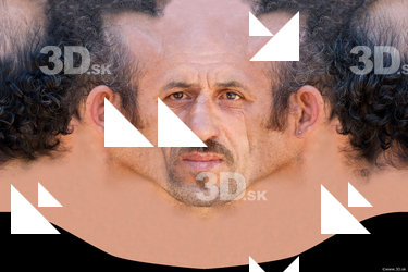 Male head texture