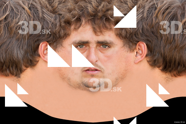 Male head texture