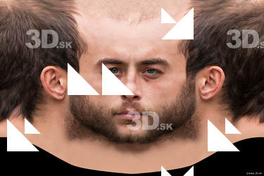 Male head texture