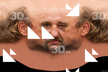 Male head texture