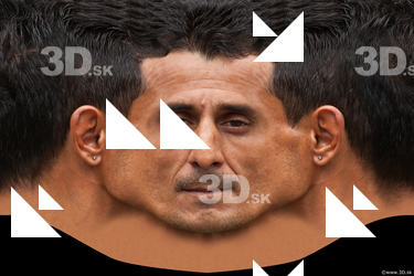 Male head texture