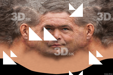 Male head texture