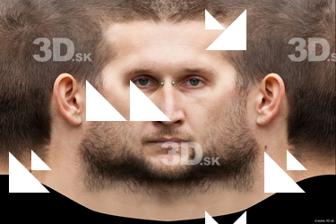 Male head texture