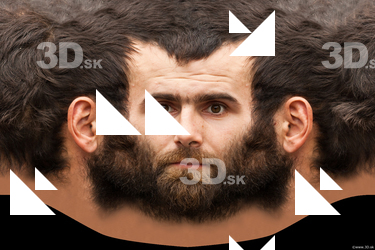 Male head texture