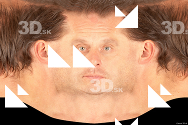 Male head texture