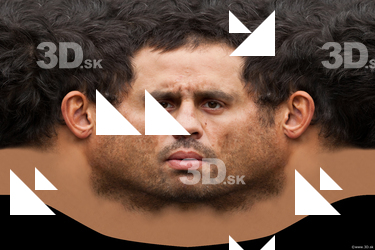 Male head texture