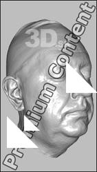 Male head 3D scan - Bohuslav 