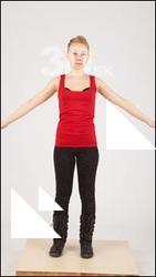 Body photo textures of clothed Jessie