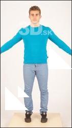 Body photo textures of clothed Jacob