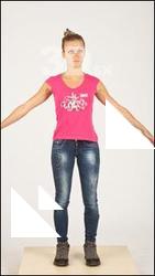 Body photo textures of clothed Jana