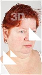 Female head photo textures # 3