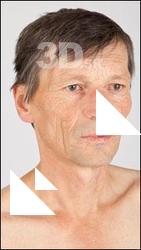Male head photo textures # 2