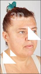 Female head photo textures # 4