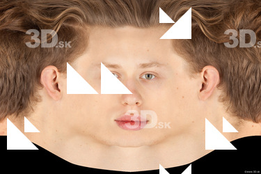 Male head texture