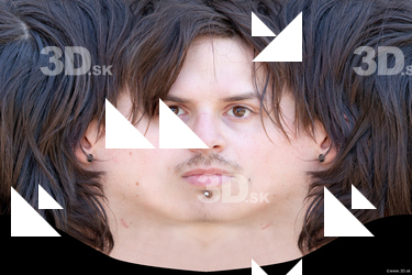 Male head texture