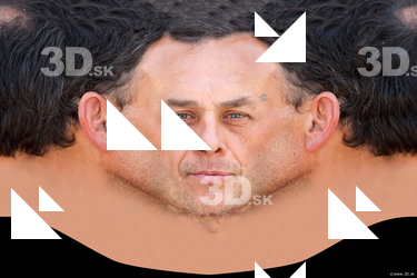 Male head texture