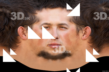Male head texture