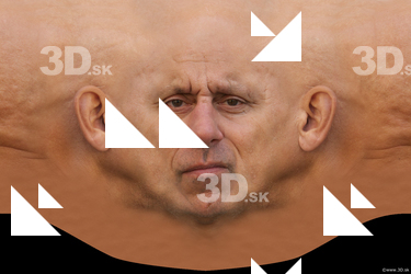 Male head texture