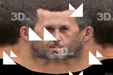 Male head texture