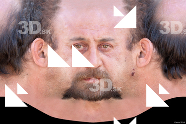 Male head texture