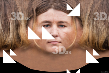 Female head texture