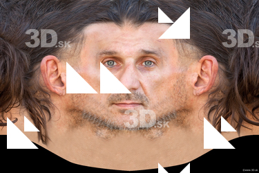 Male head texture