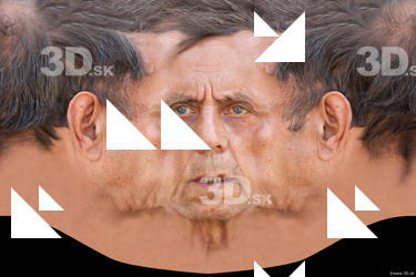 Male head texture