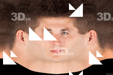 Male head texture