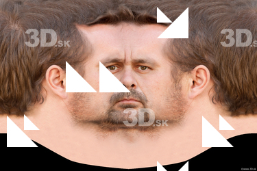 Male head texture