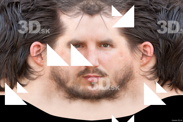 Male head texture