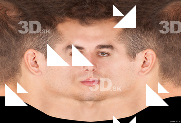 Male head texture